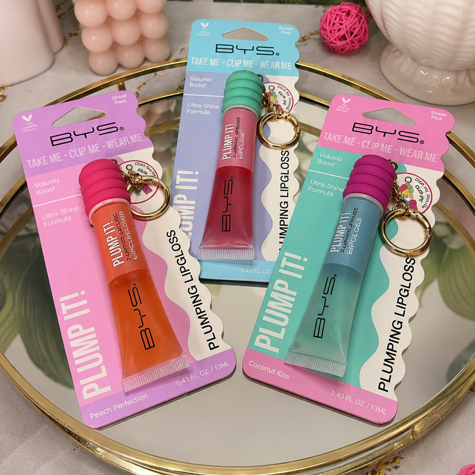 Gloss Repulpant BYS avec Porte-clés — Lip Plumper Gloss