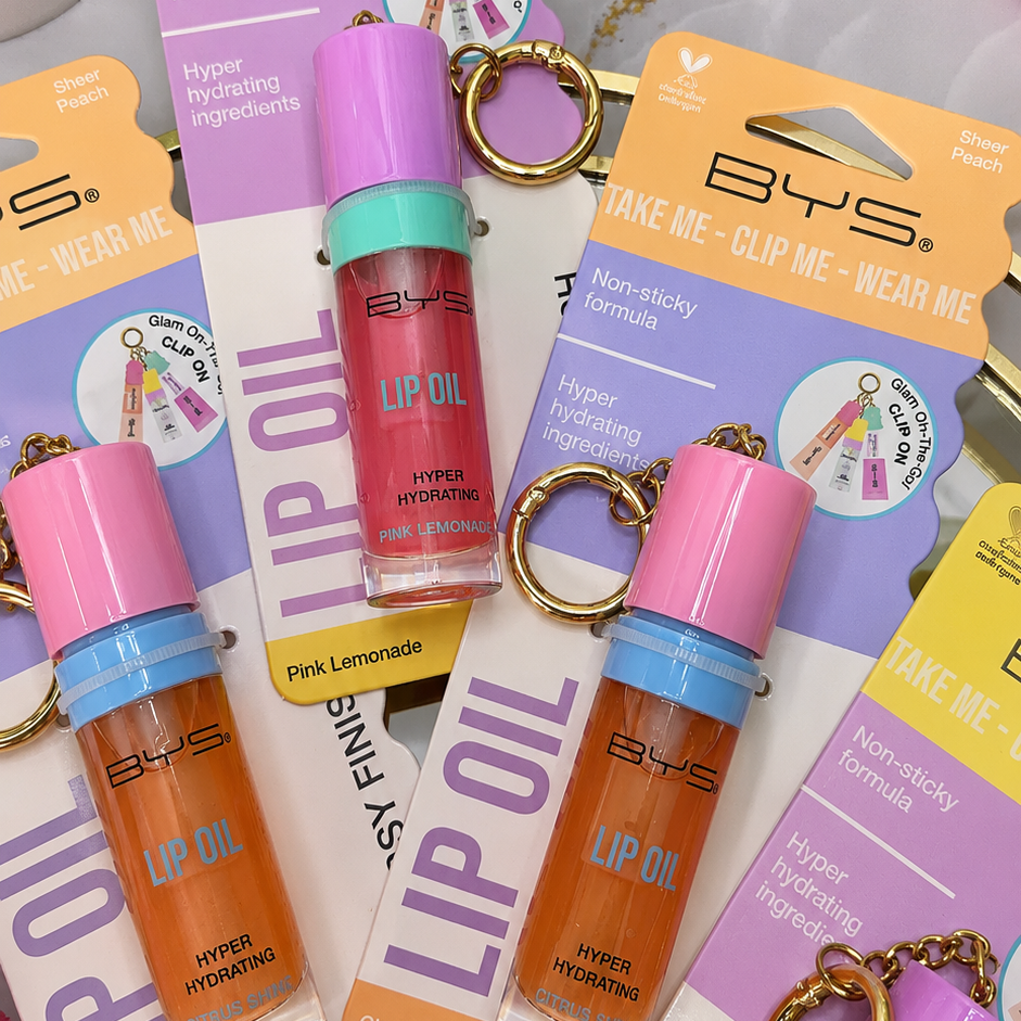 Huile à Lèvres BYS avec Porte-clés — Lip Oil Hydratante